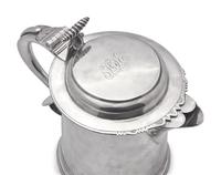 A Silver Tankard, Abraham Cuyler (1713-1749), Active 1735-1749, Albany, NY, Circa 1740