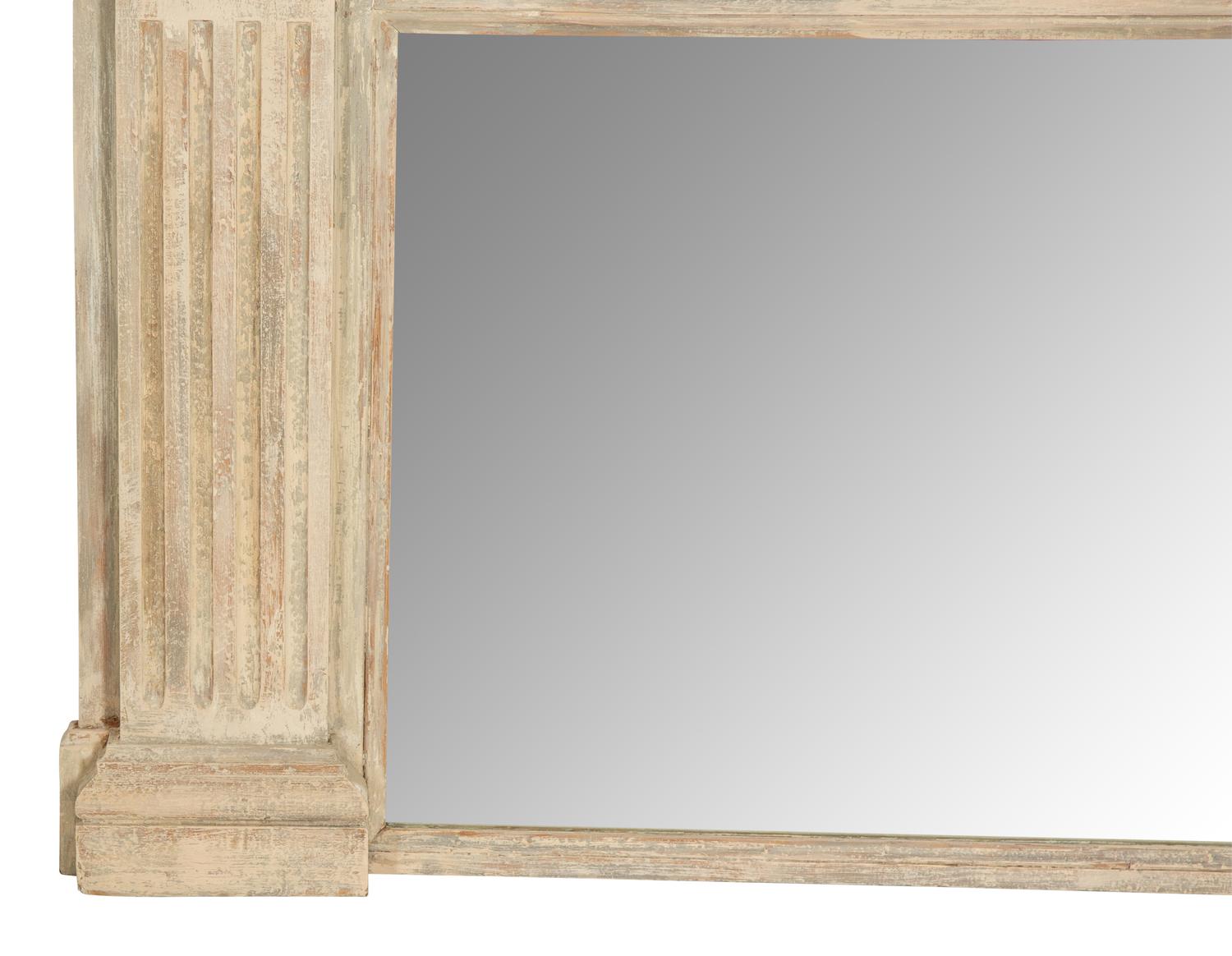 A Neoclassical Style Painted Mirror