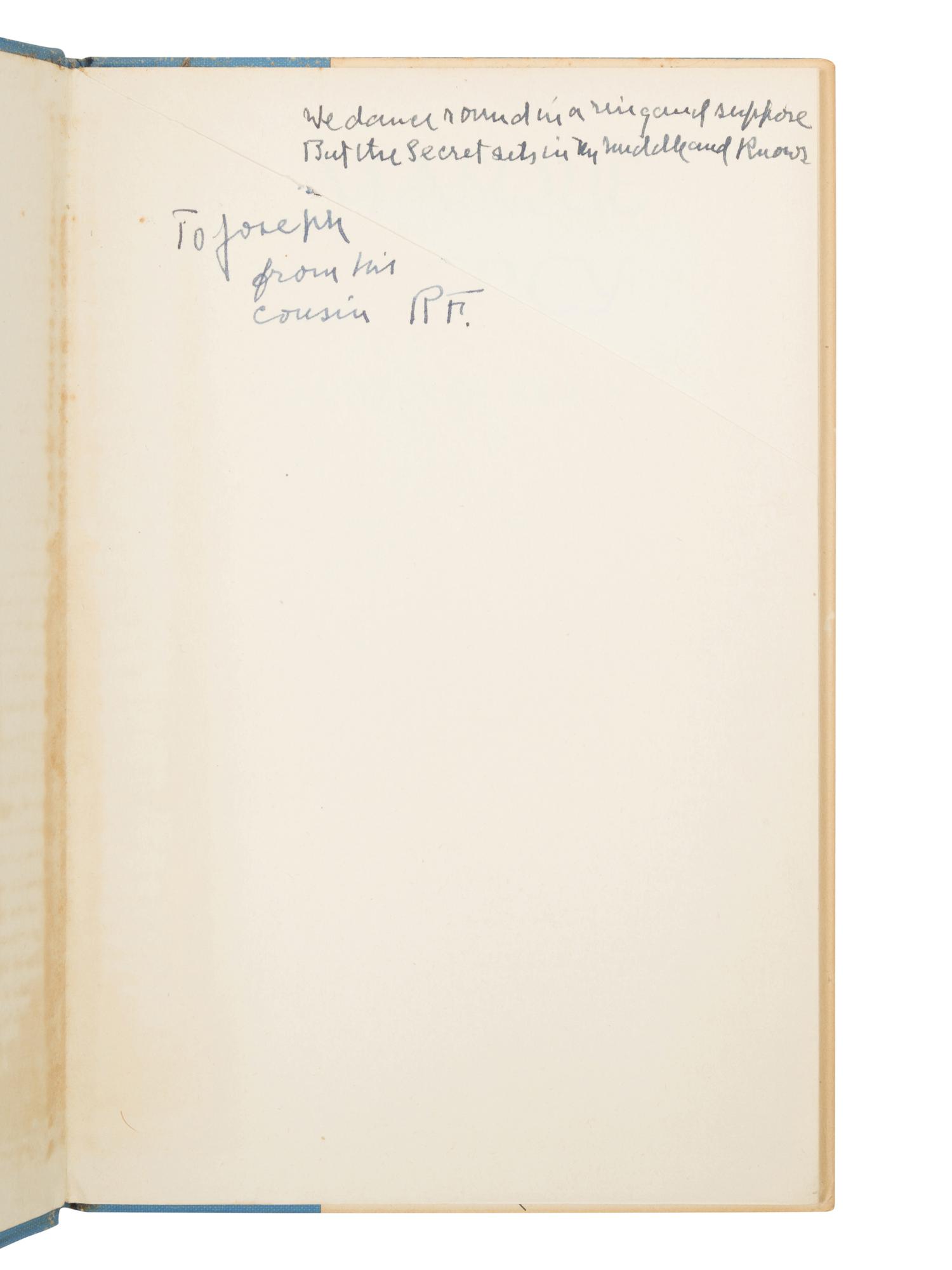 FROST, Robert (1874-1963). A Masque of Mercy. New York: Henry Holt & Company, 1947.