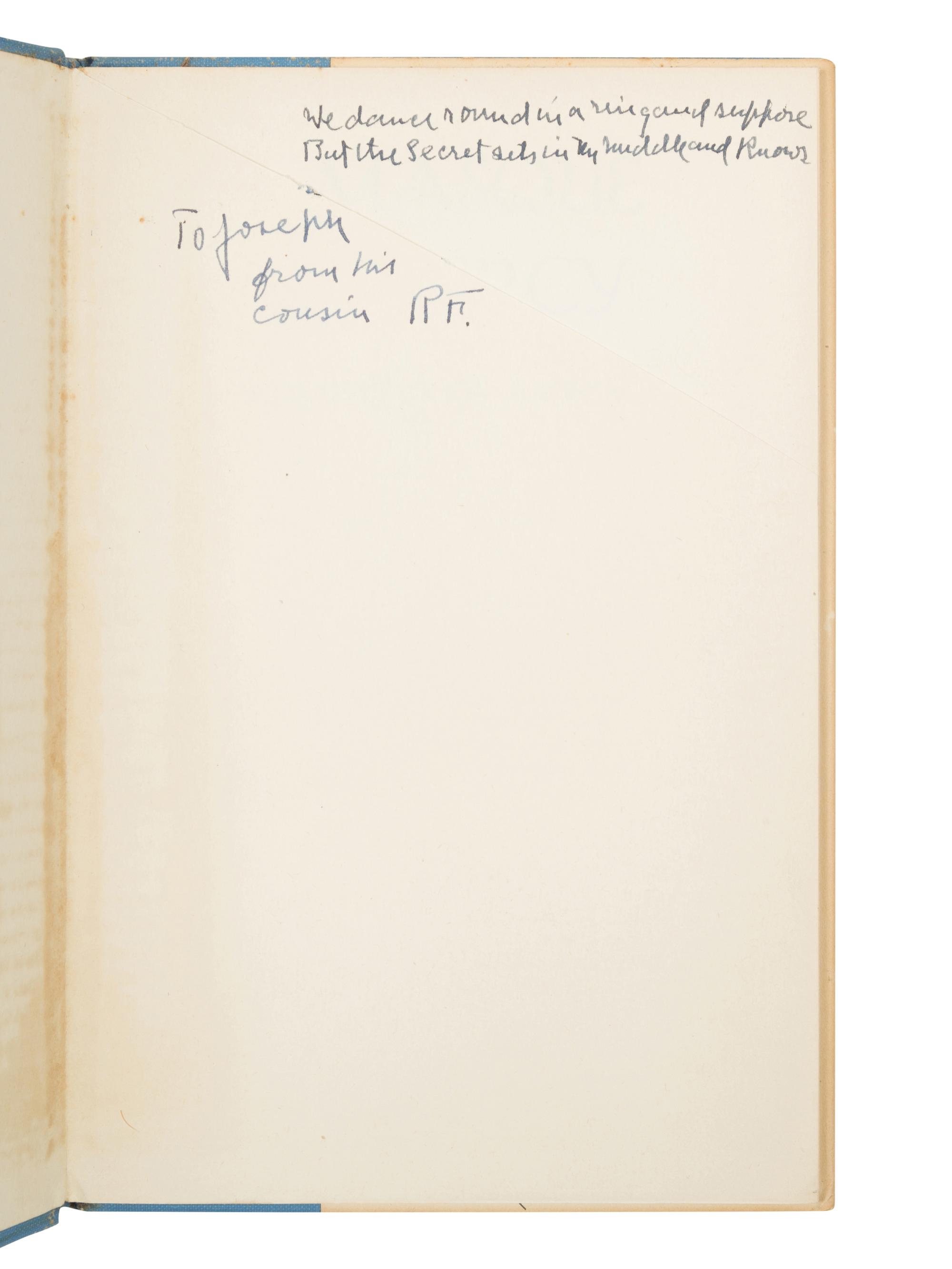 FROST, Robert (1874-1963). A Masque of Mercy. New York: Henry Holt & Company, 1947.