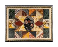 An Italian Ebonized Wood and Specimen Marble Table — LATE 19TH CENTURY