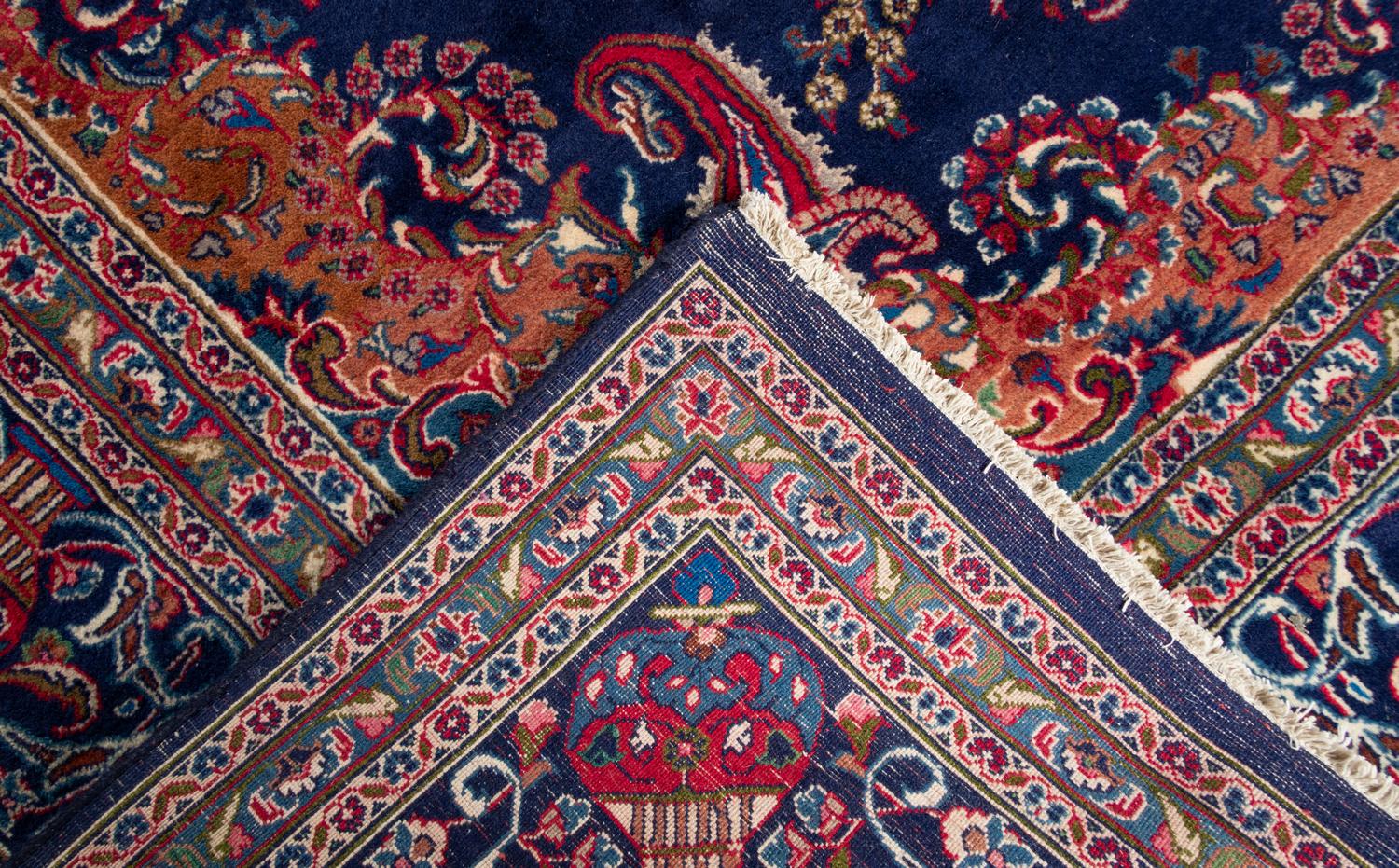 A Kashan Wool Rug