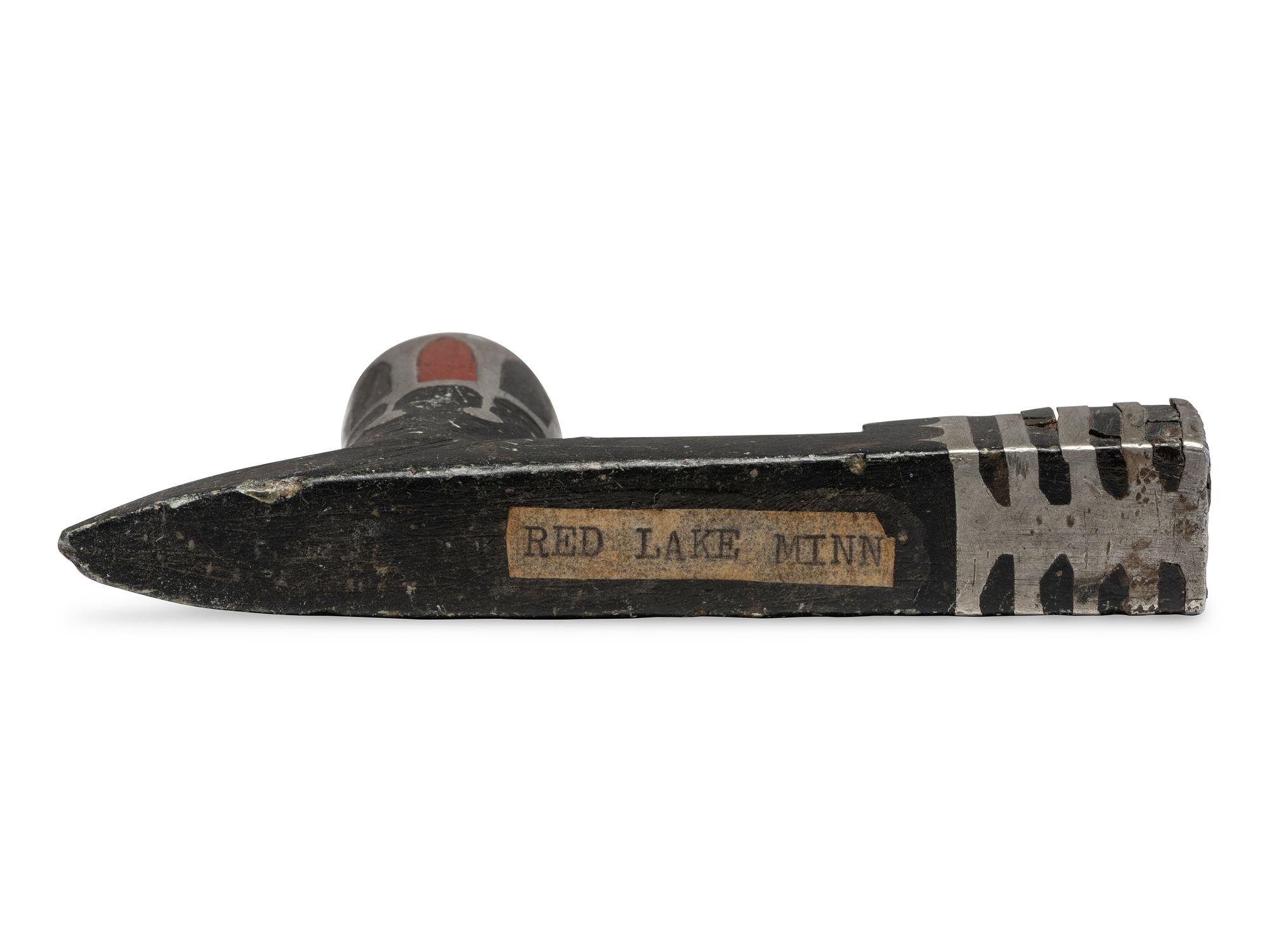 Eastern Plains Steatite Pipe, with Inlay