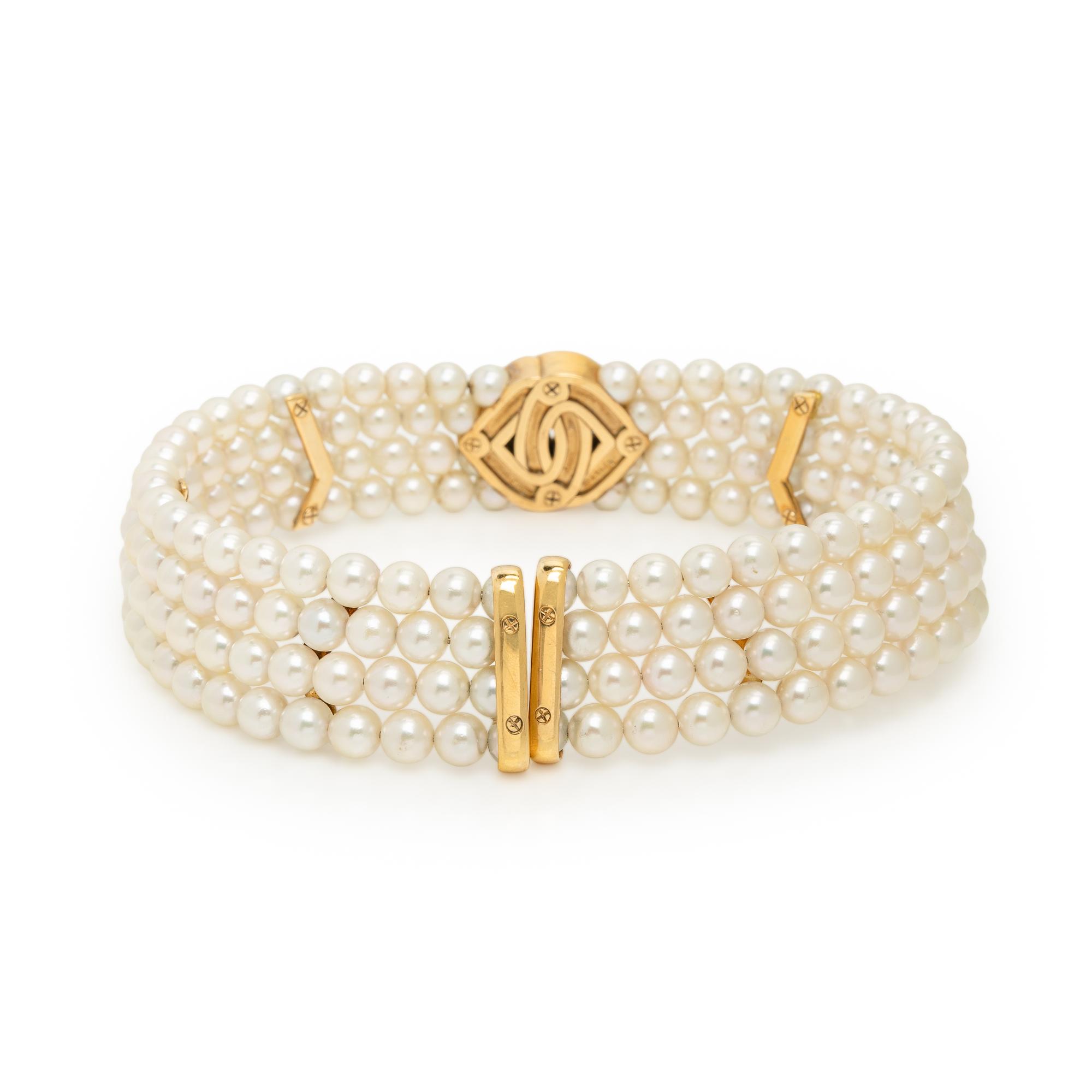 MARINA B., CULTURED PEARL, AMETHYST, AND YELLOW GOLD CHOKER NECKLACE