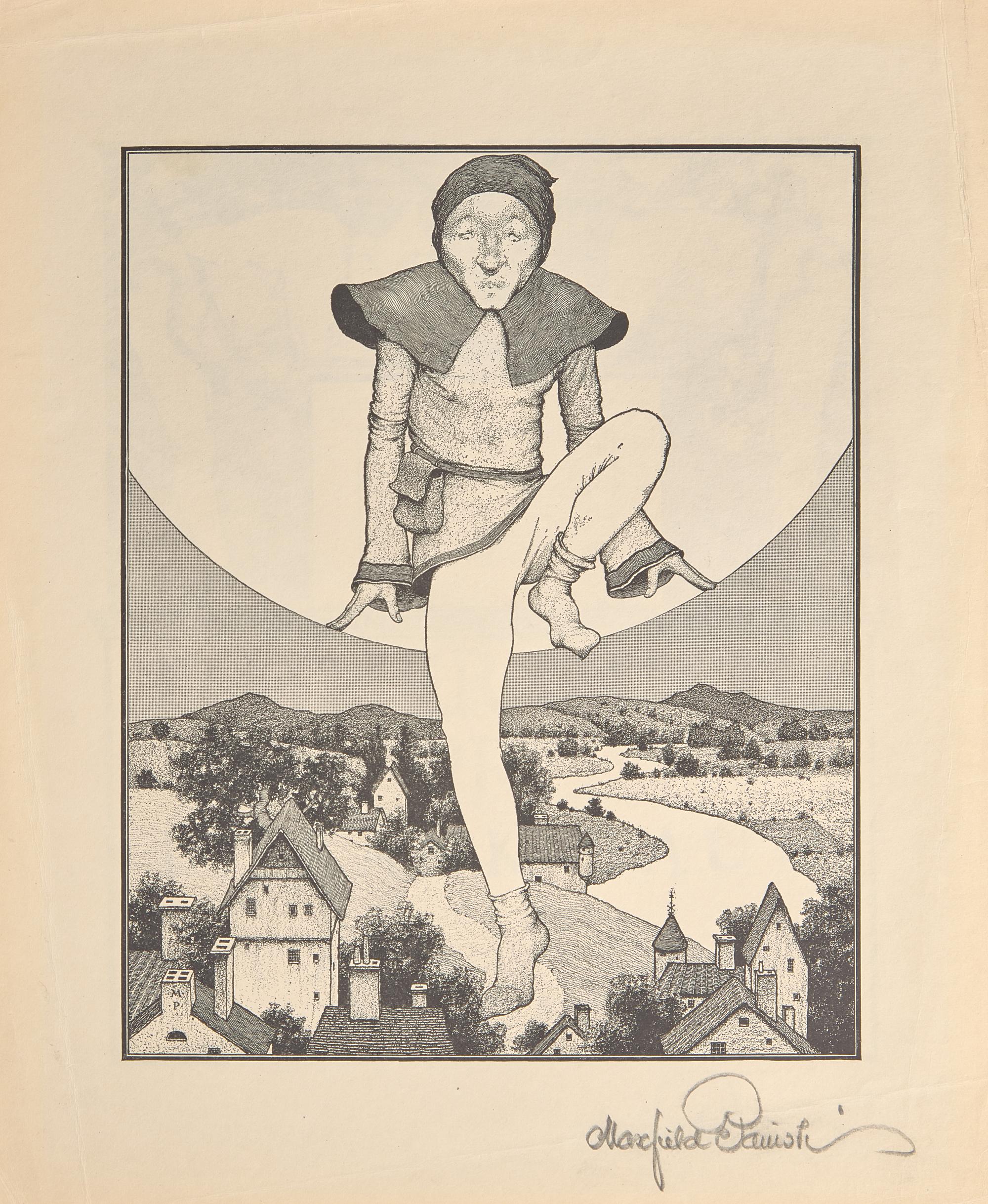 [Parrish, Maxfield] Baum, L. Frank. Proofs of the Illustrations by Maxfield Parrish for "Mother Goose in Prose"