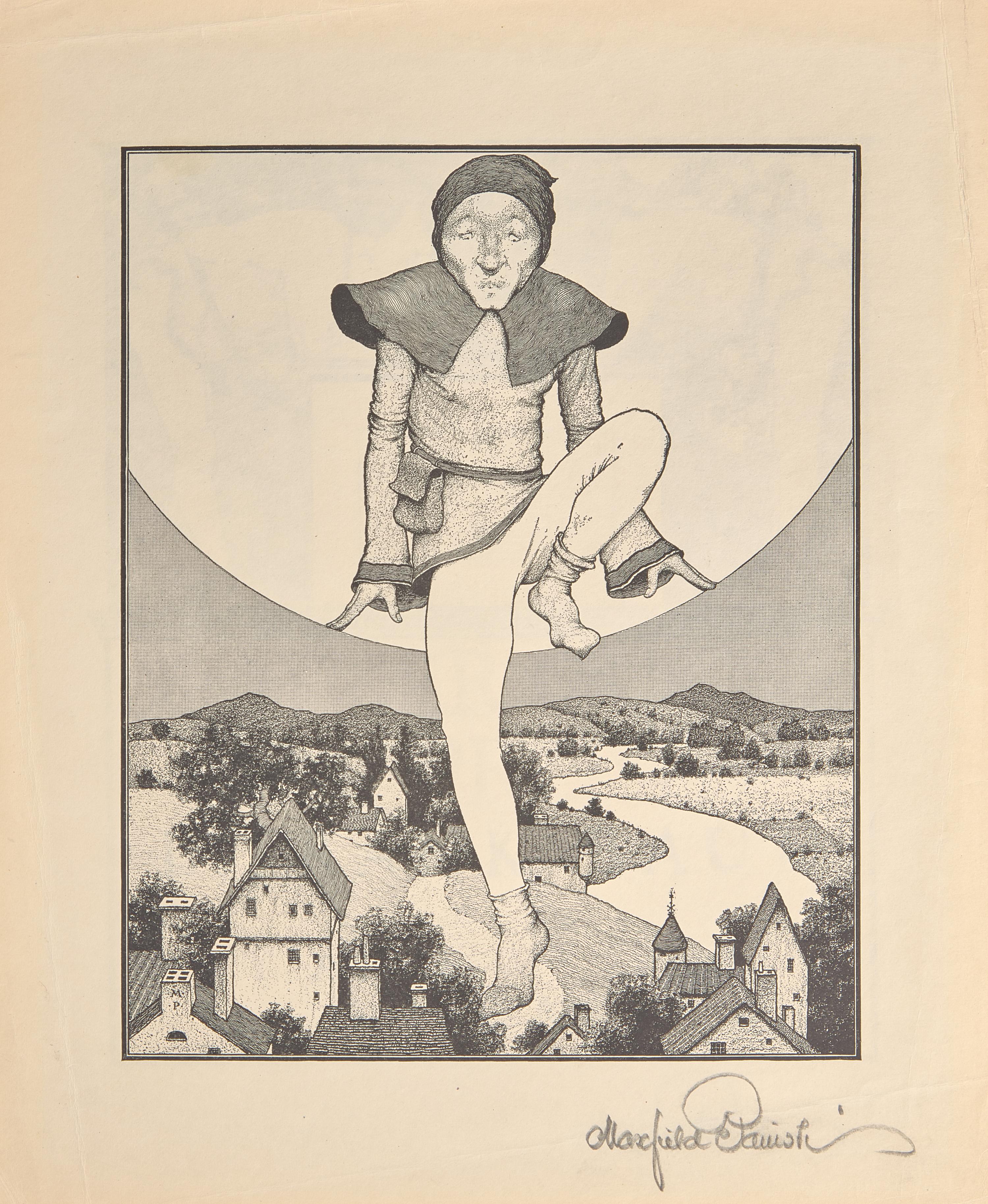 [Parrish, Maxfield] Baum, L. Frank. Proofs of the Illustrations by Maxfield Parrish for "Mother Goose in Prose"