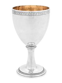 A Pair of George III Silver Goblets