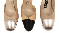 Three Chanel Haute Couture Shoes made by Massaro and René Mancini, 1960-70s