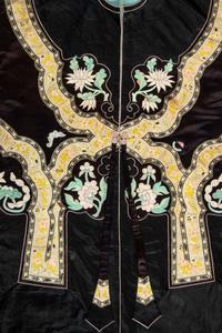 Two Chinese Embroidered Silk Lady's Robes