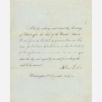 [Presidential] Van Buren, Martin, and John Tyler and Millard Fillmore Group of 3 Signed Documents