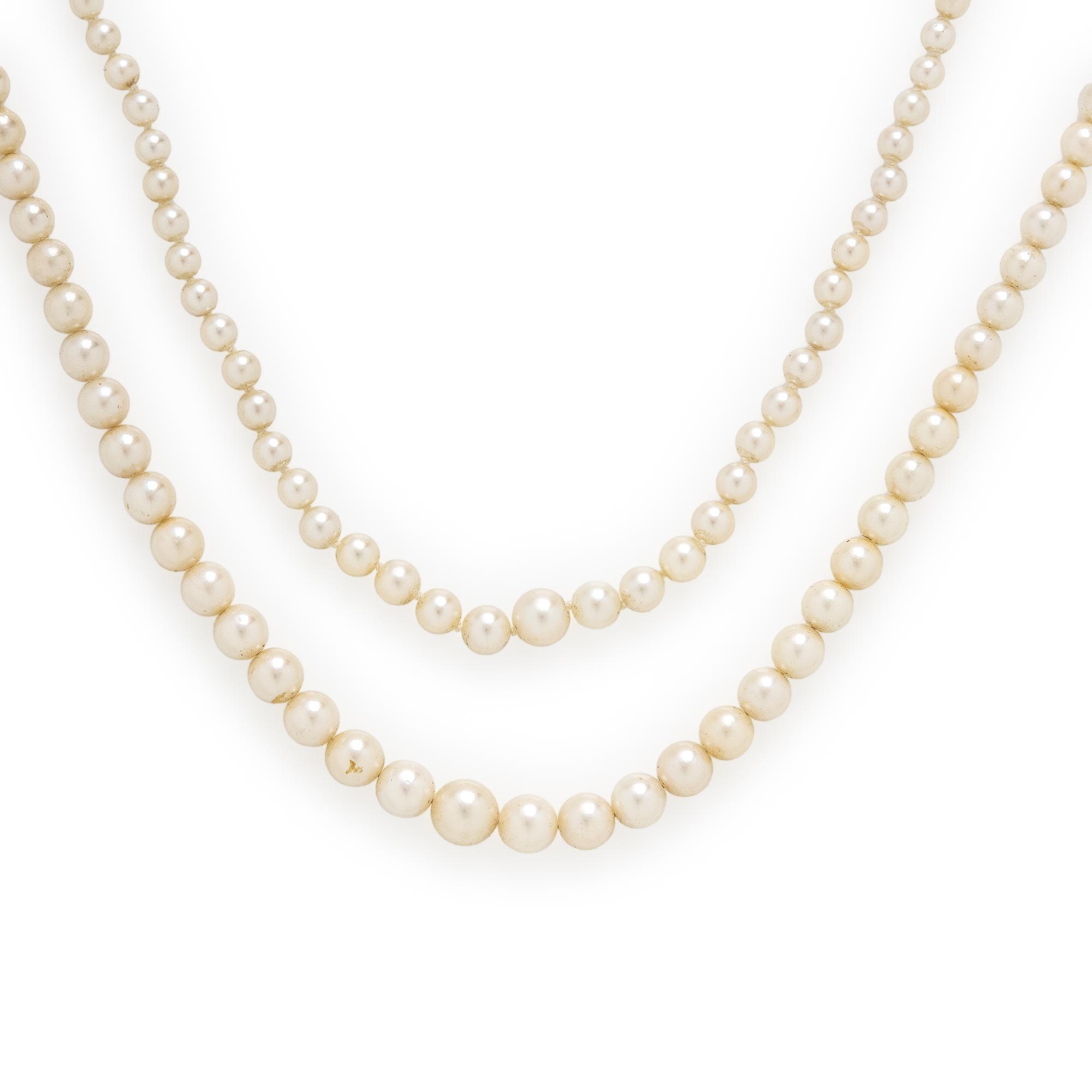 Two Cultured Pearl Necklaces