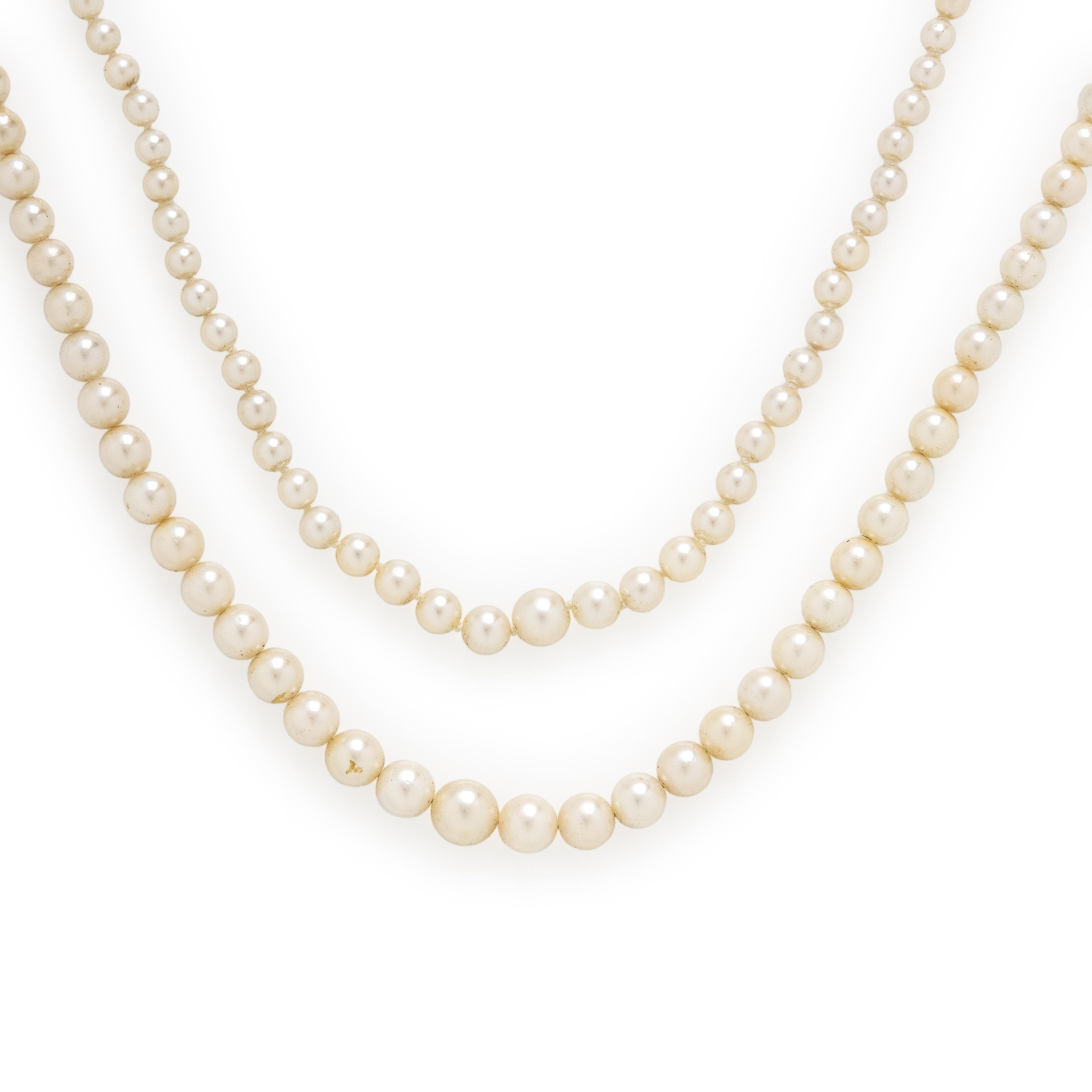 Two Cultured Pearl Necklaces