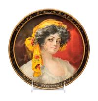 A Star Brewing Company Tin Lithograph Advertising Tray