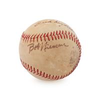 A Multi Signed Autograph Baseball Featuring Dizzy Dean and Bill Veeck
