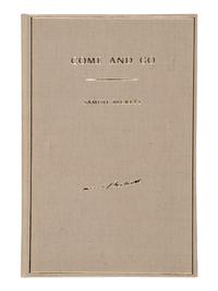 BECKETT, Samuel (1906-1989). Come and Go. Dramaticule . London: Calder & Boyars, 1967.