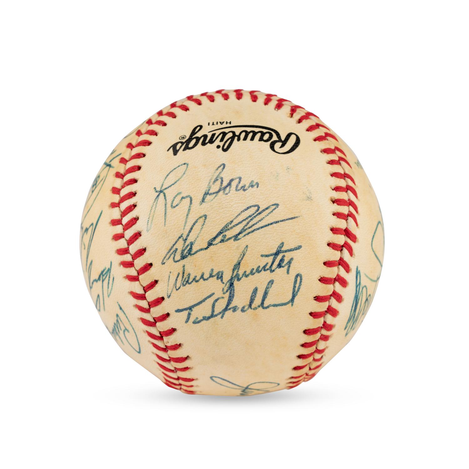 A 1984 Chicago Cubs Team Signed Autograph Baseball (Beckett Authentication Services)