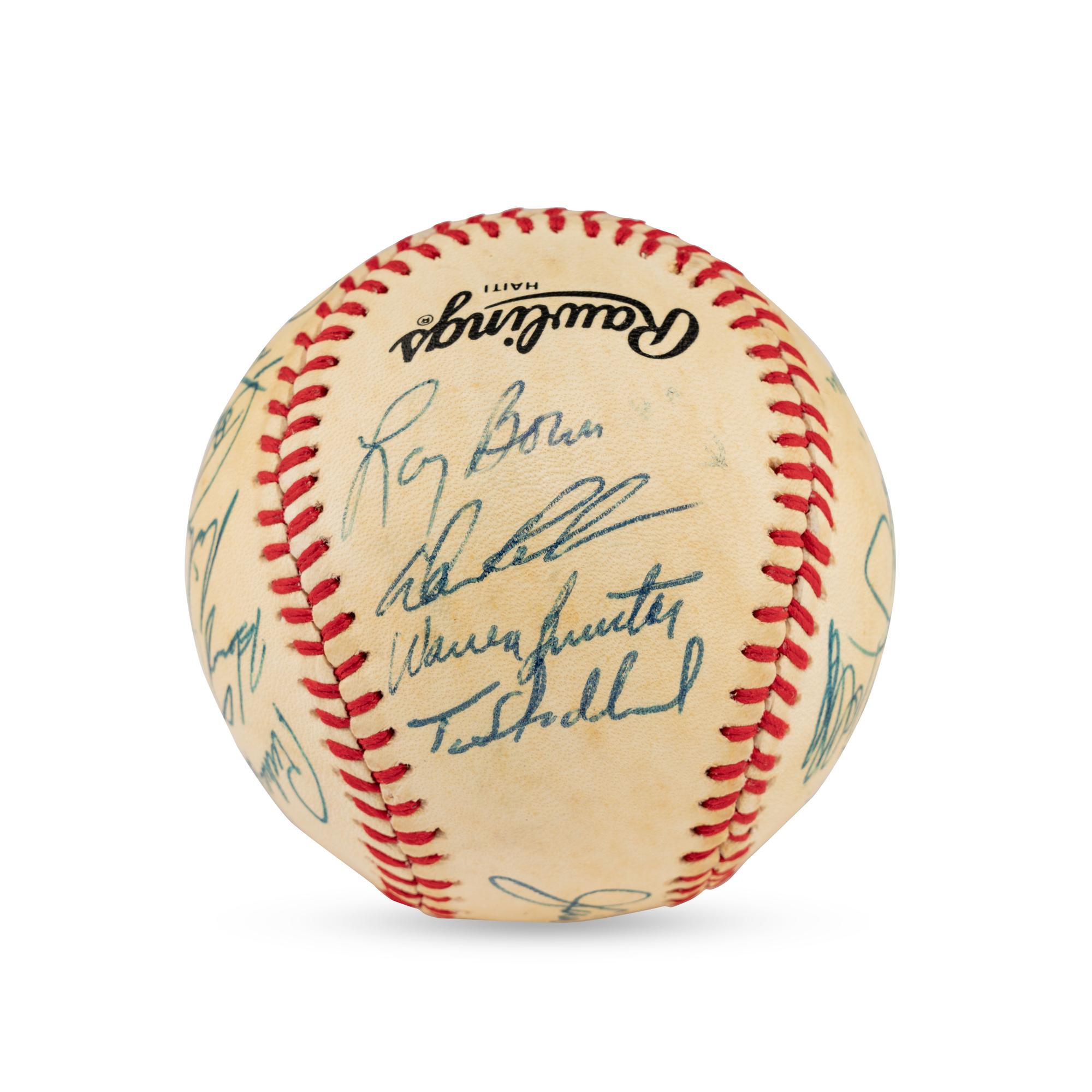 A 1984 Chicago Cubs Team Signed Autograph Baseball (Beckett Authentication Services)