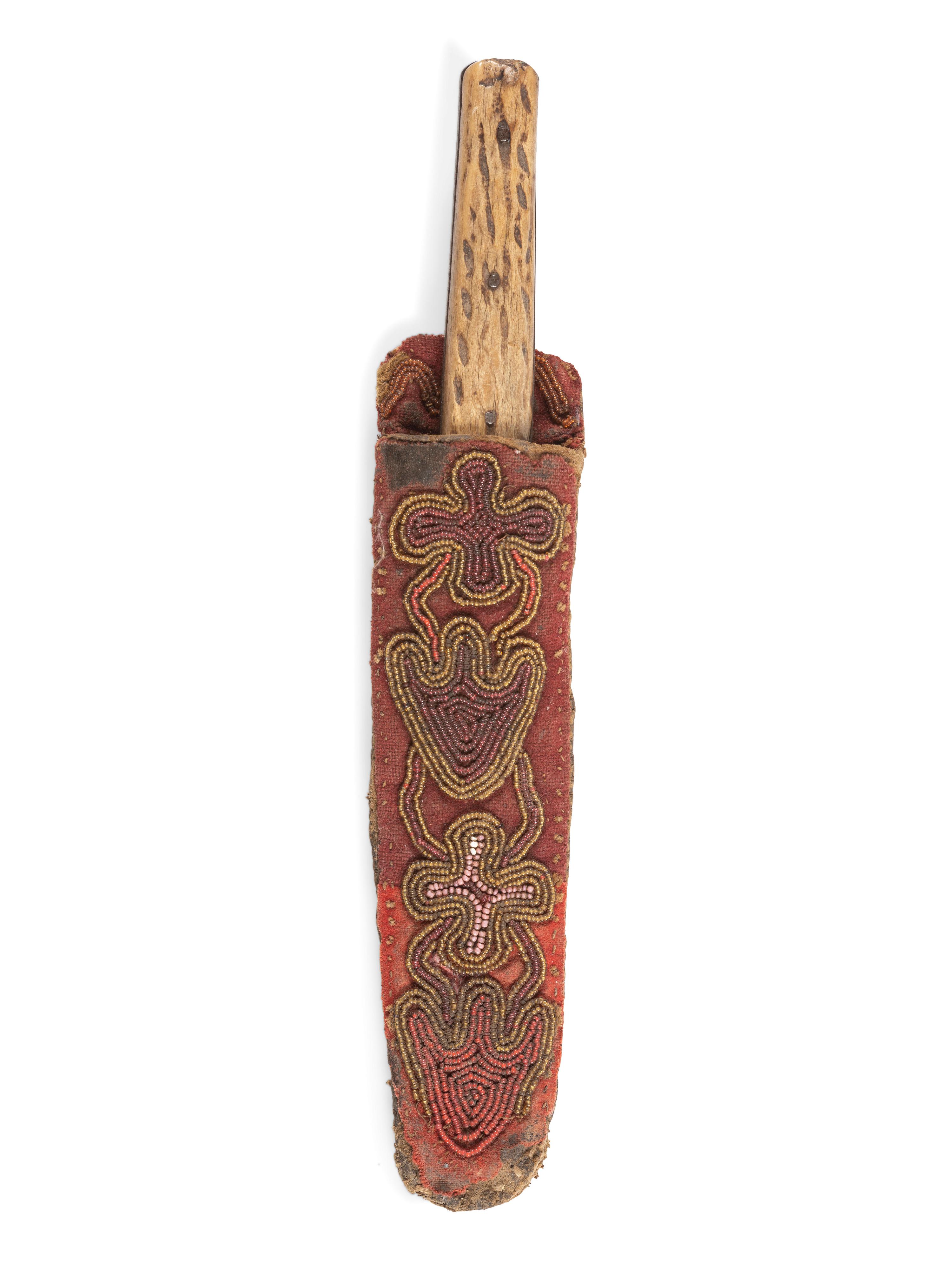 Northwest Coast Knife Sheath, with Knife