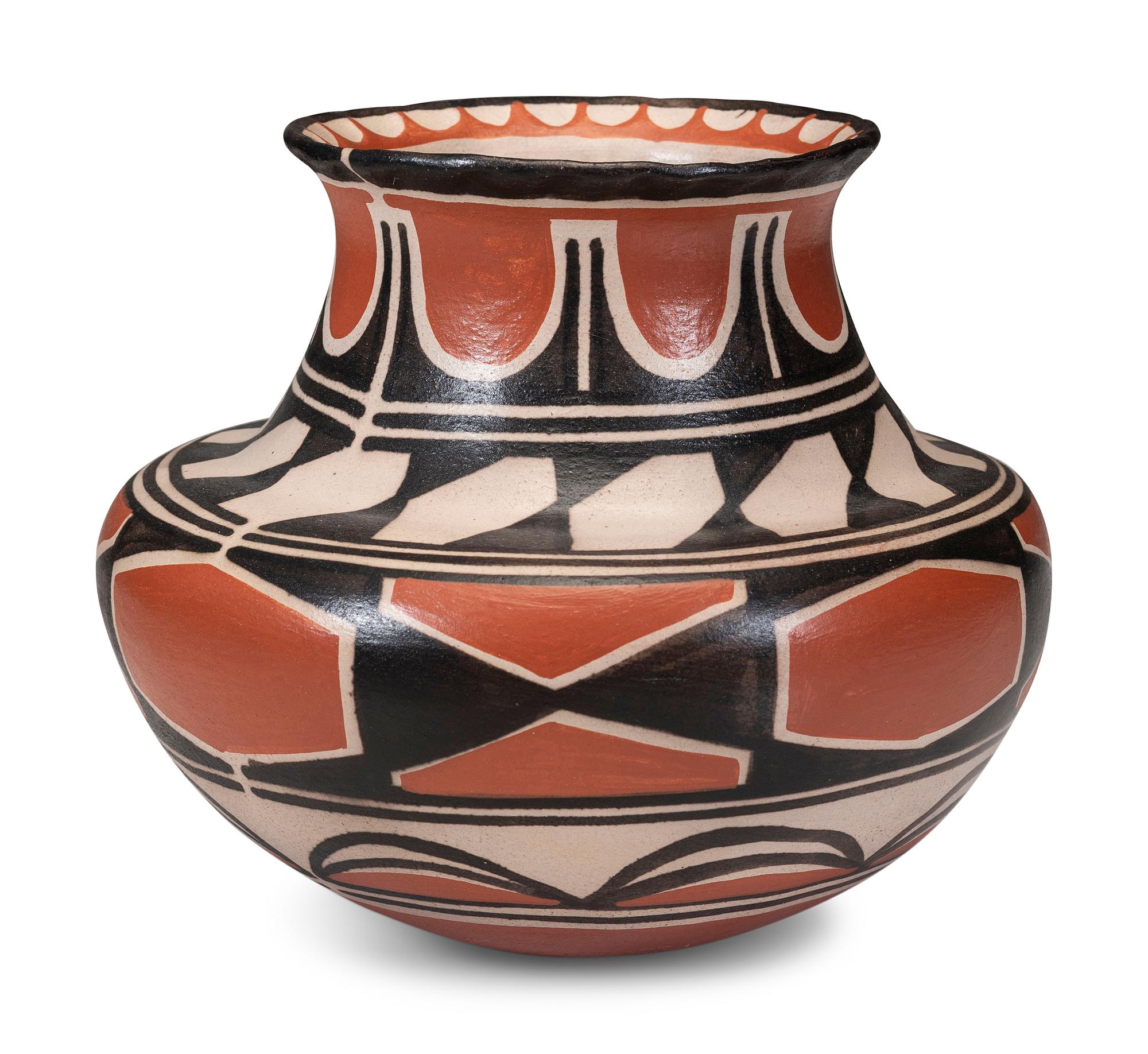Polychrome Pottery Jar
