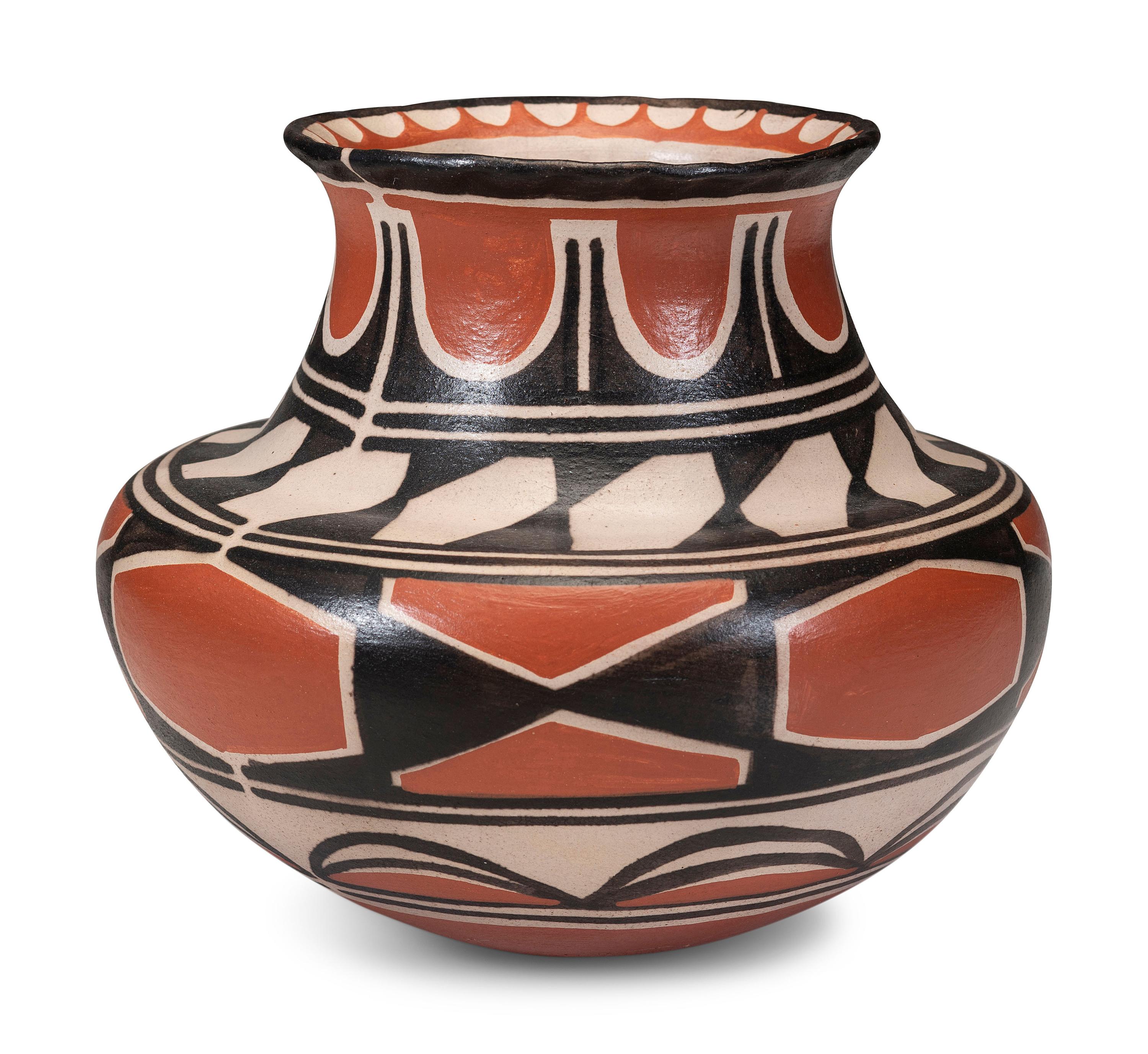 Polychrome Pottery Jar