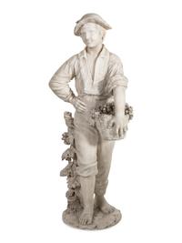 Boy Harvesting Grapes