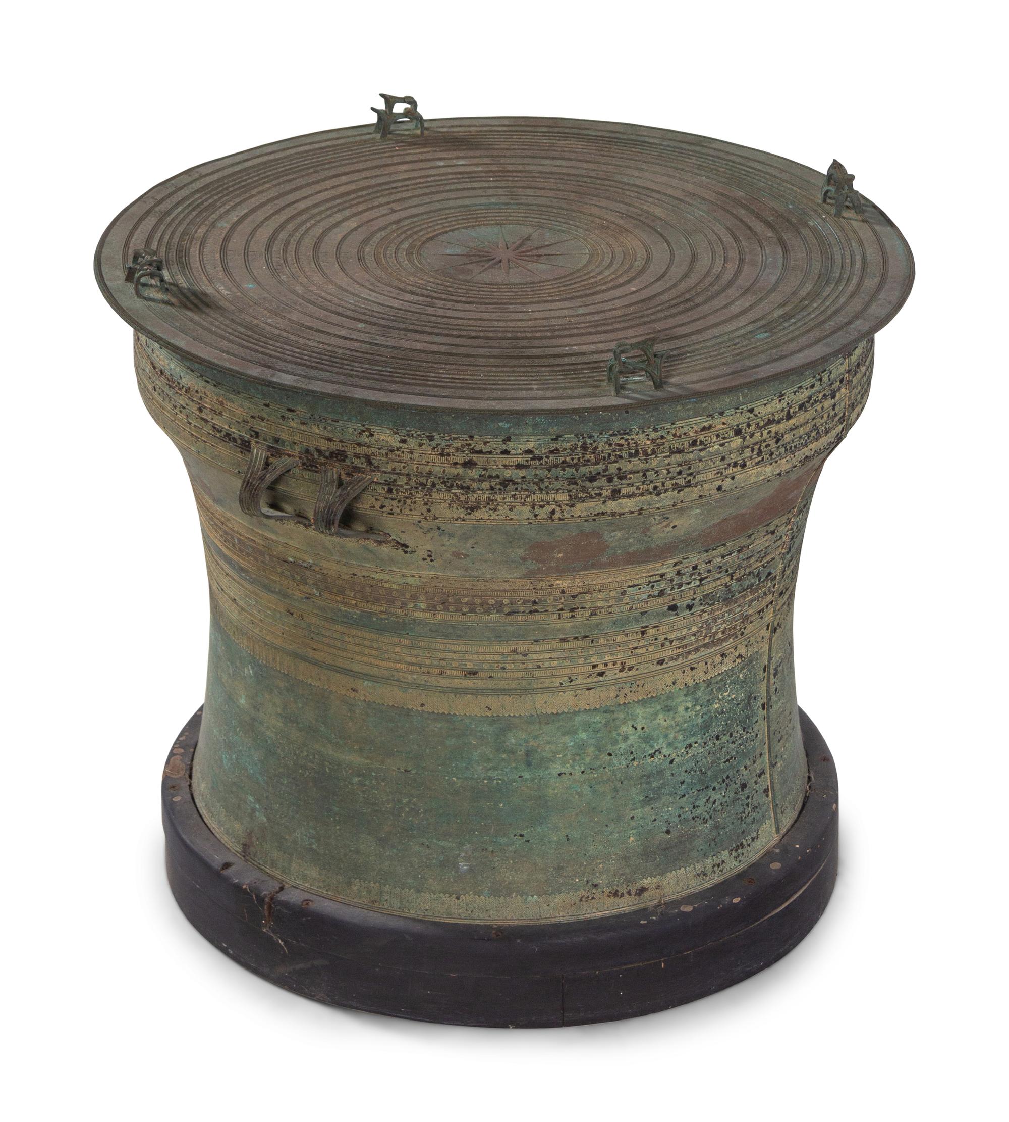 A Southeast Asian Bronze Rain Drum