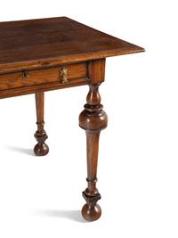 A William and Mary Style Oak Desk