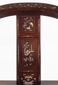 An Embelished Huanghuali Armchair