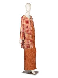 Mary McFadden, Ensemble with D evoré Velvet Jacket
