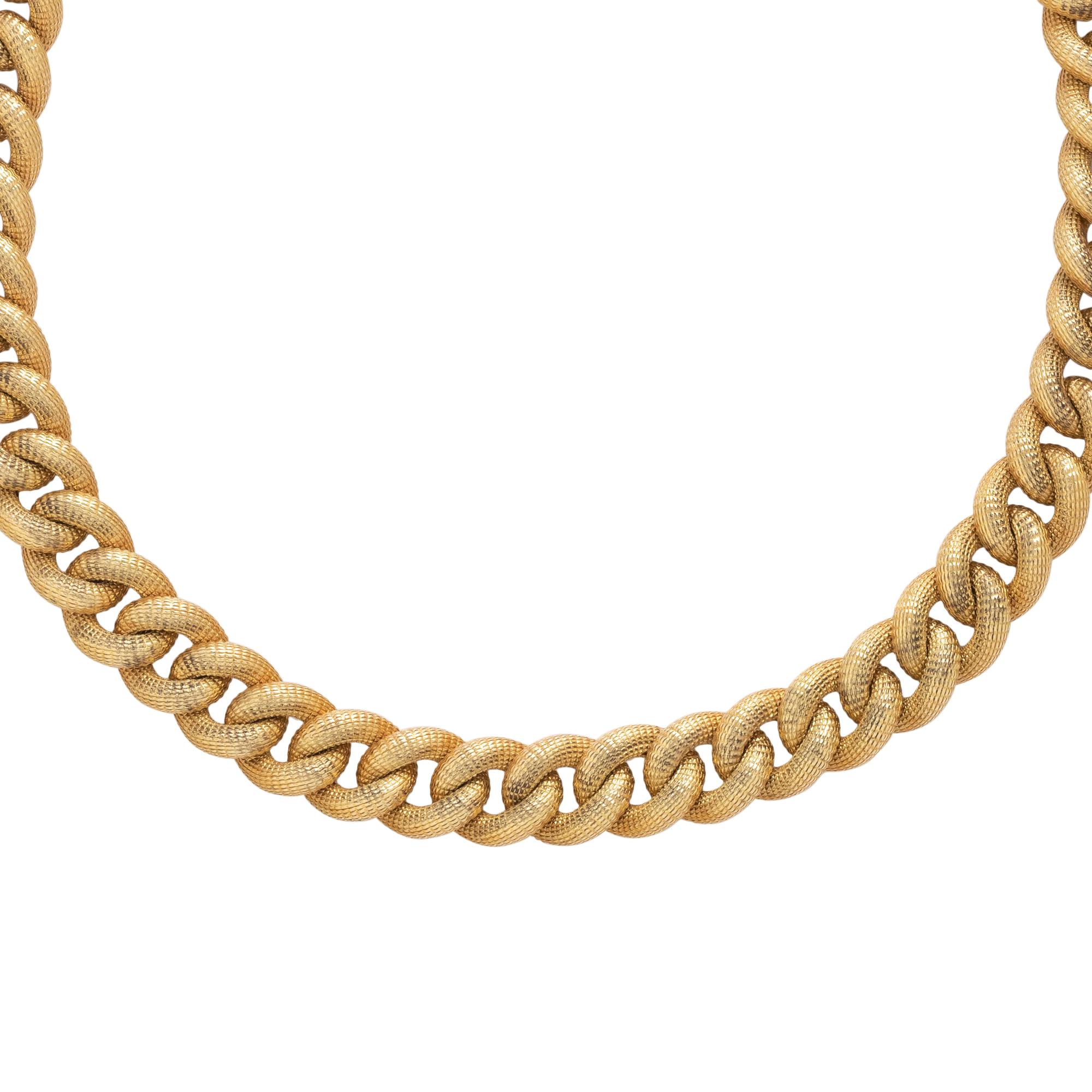 YELLOW GOLD NECKLACE