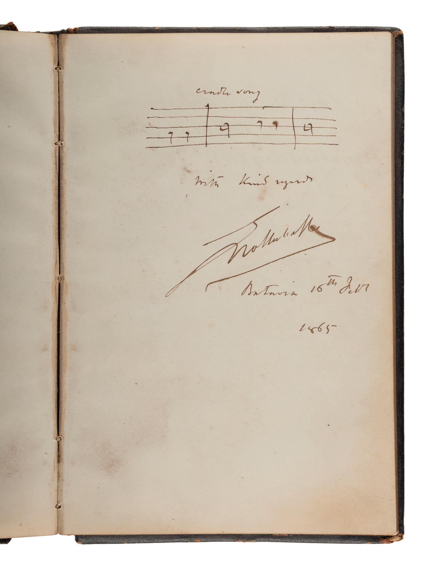 [LINCOLN, Abraham (1809-1865), DOUGLASS, Frederick (ca 1818-1895), and others - AUTOGRAPH ALBUM].