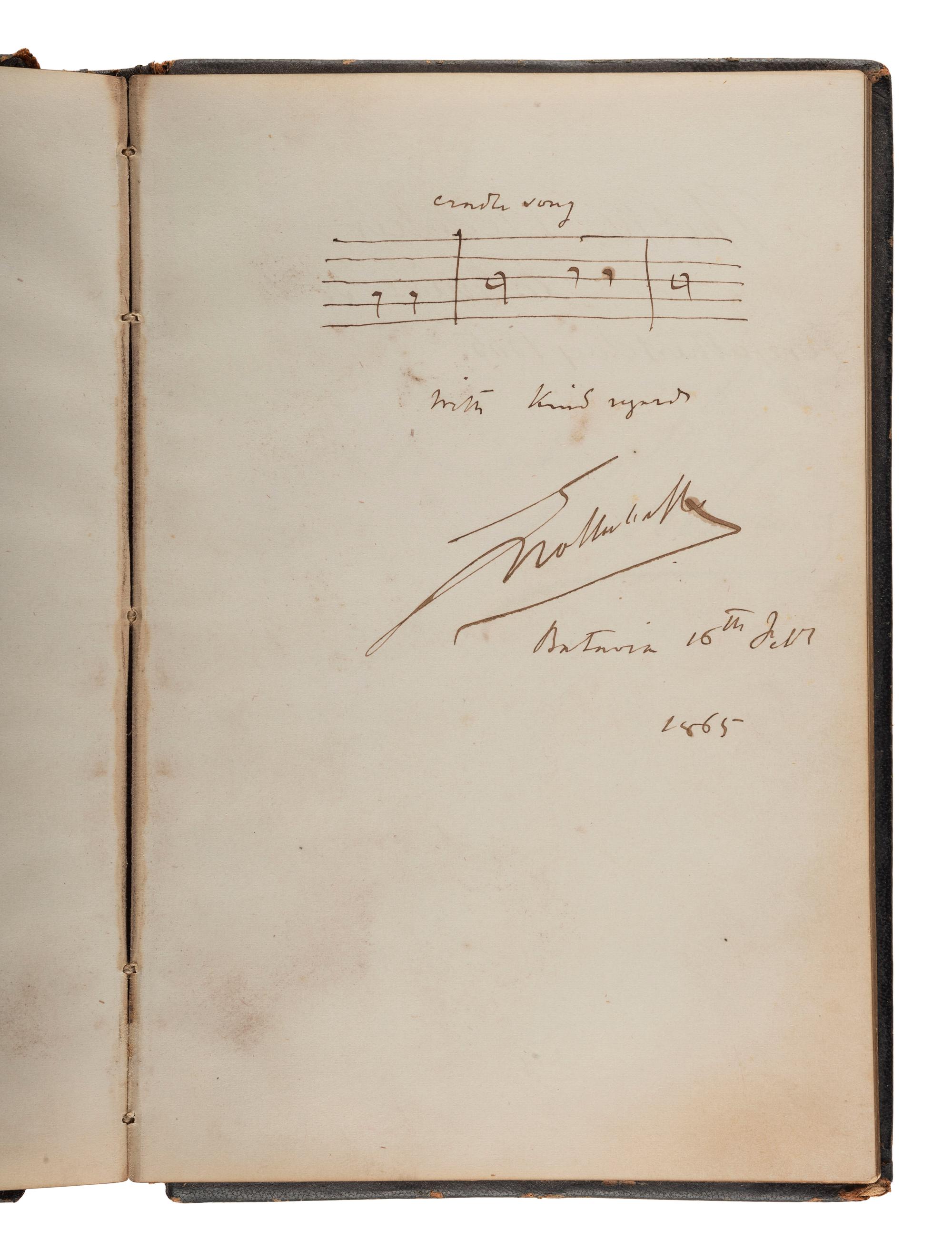 [LINCOLN, Abraham (1809-1865), DOUGLASS, Frederick (ca 1818-1895), and others - AUTOGRAPH ALBUM].