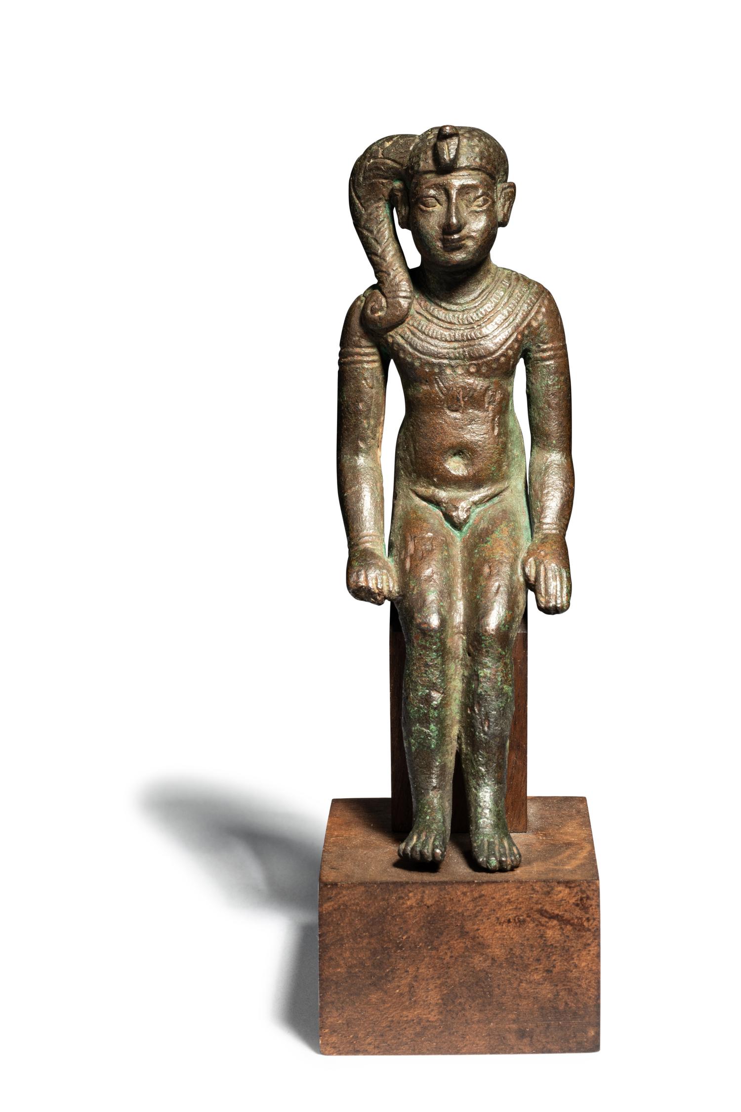 An Egyptian Bronze Harpocrates