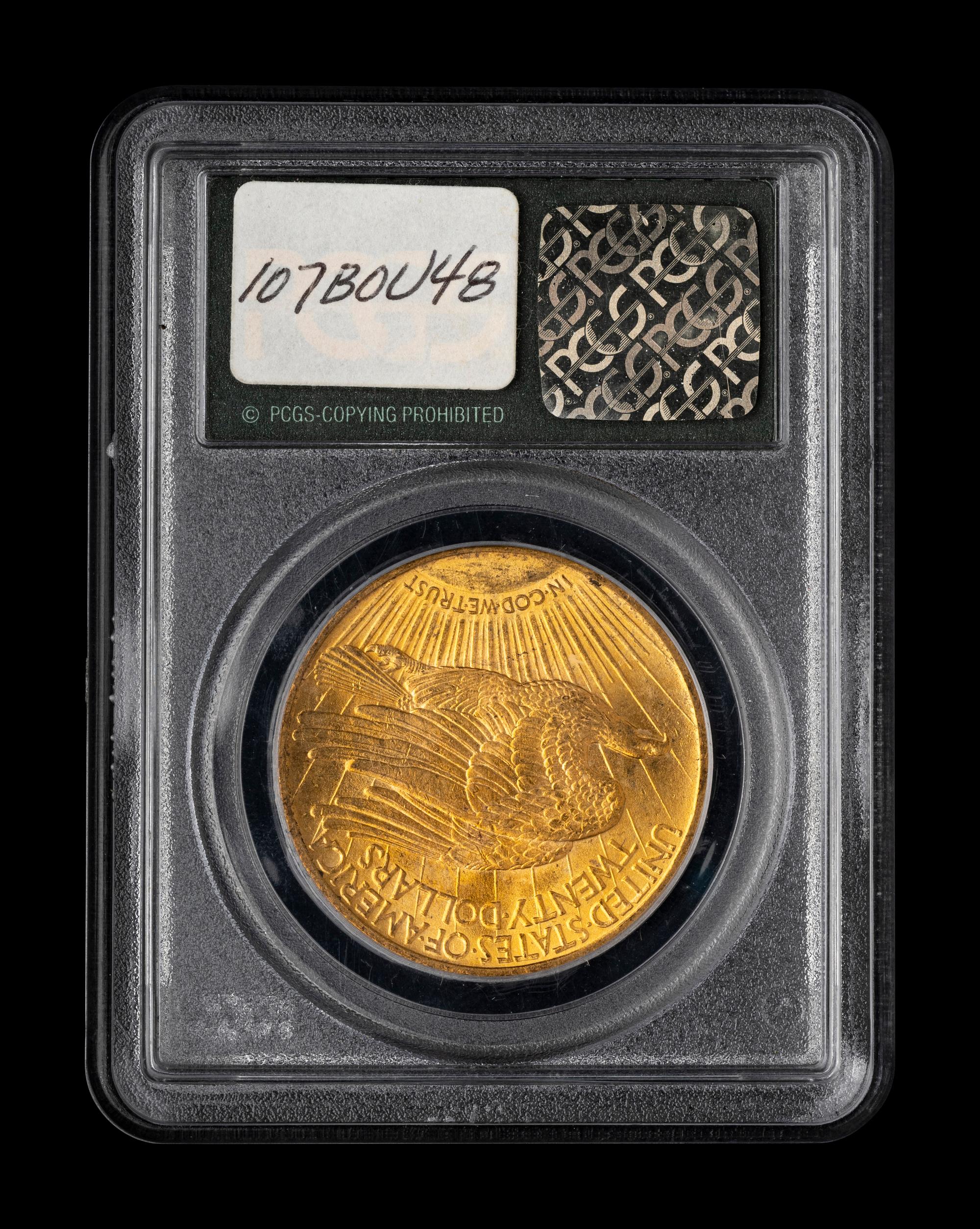 A 1914-S Saint Gaudens $20 Gold Coin (PCGS MS63)