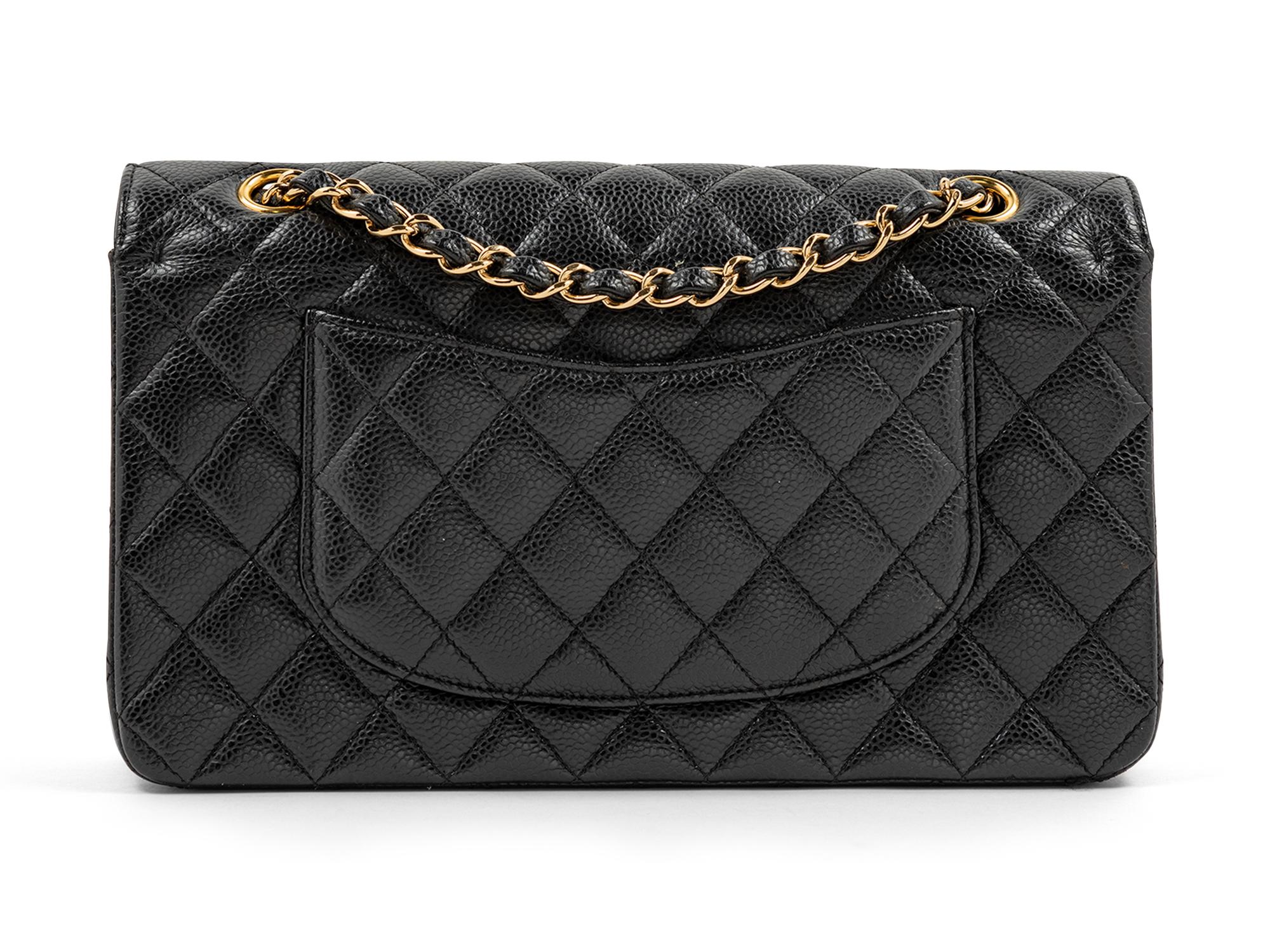 Chanel Black Double Flap Handbag, 2008-2009