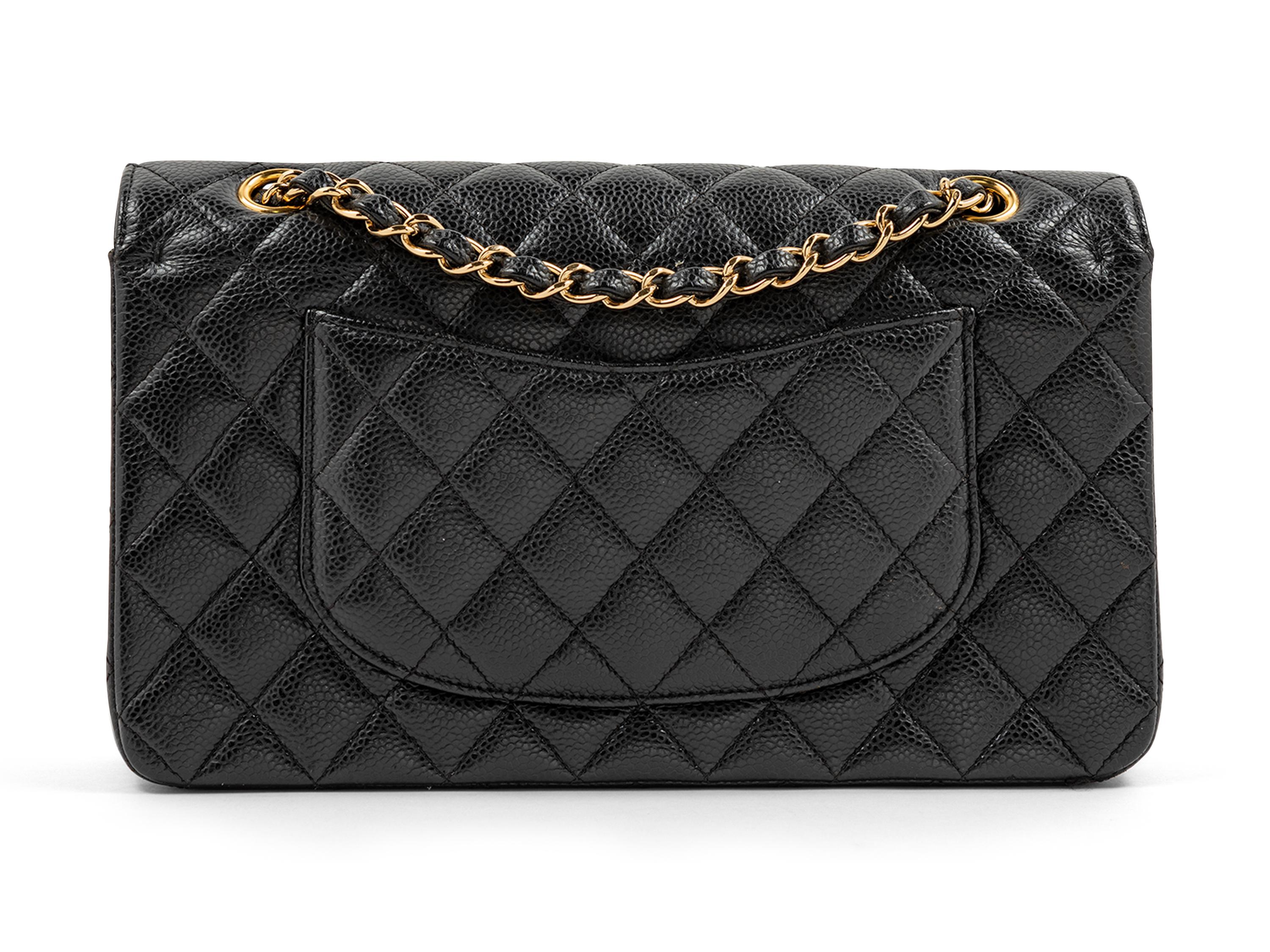Chanel Black Double Flap Handbag, 2008-2009