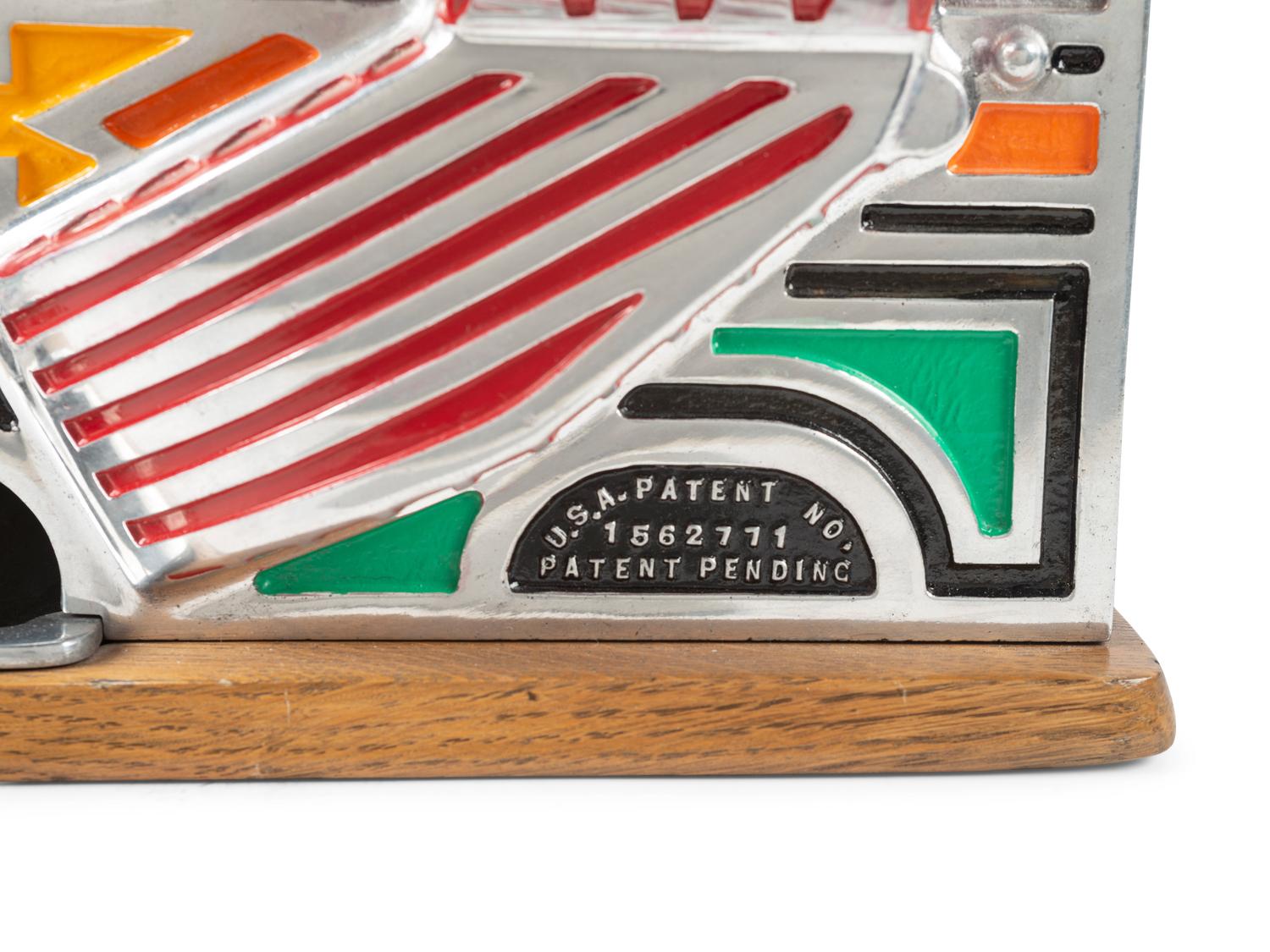 A Jennings One Cent Little Duke Gum Dispensing Slot Machine
