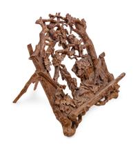 A Black Forest Carved Music Stand