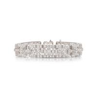 ART DECO, PLATINUM AND DIAMOND BRACELET