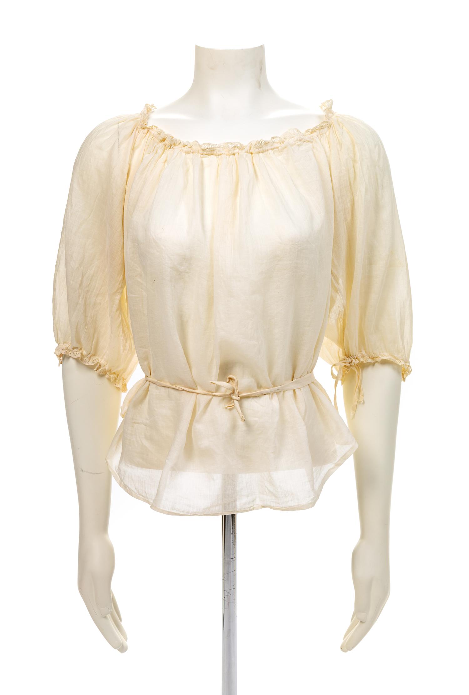 Cotton and Lace Chemise, 1900s