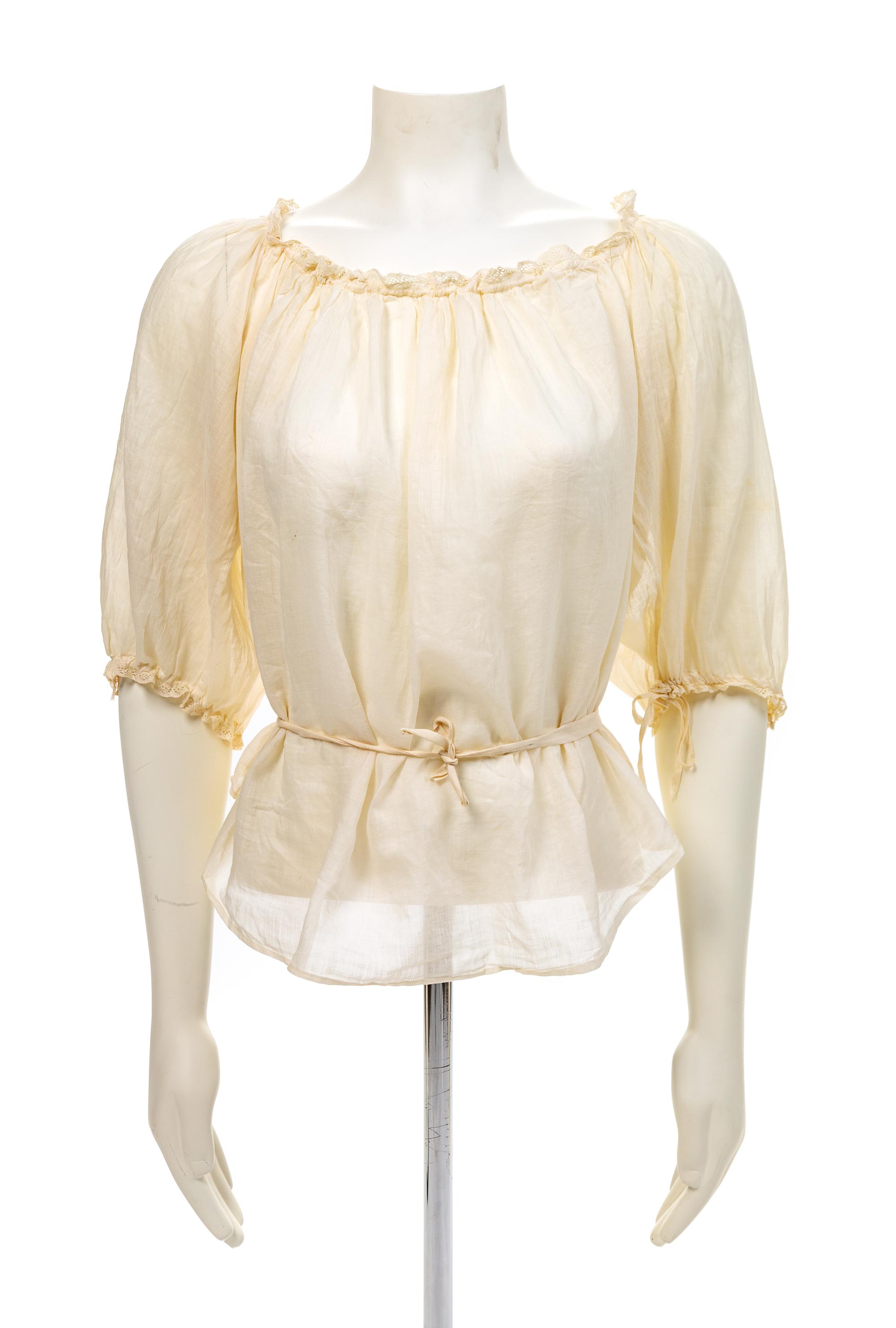 Cotton and Lace Chemise, 1900s