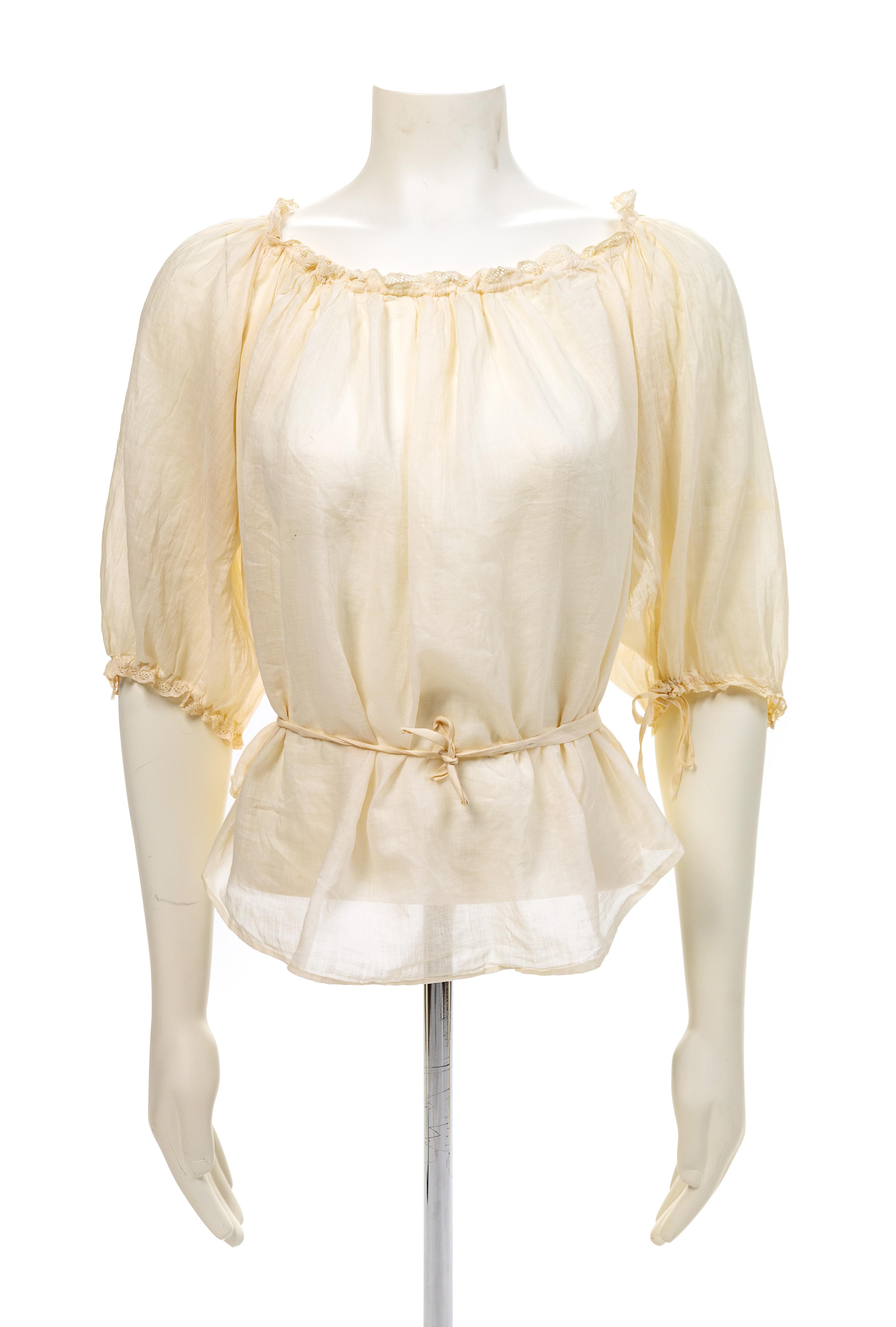 Cotton and Lace Chemise, 1900s