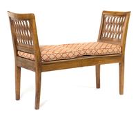 A Biedermeier Style Window Seat Width 41 inches. — 20TH CENTURY