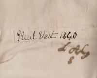 Three Men's 19th Century Waistcoats/Vests, 1840-50