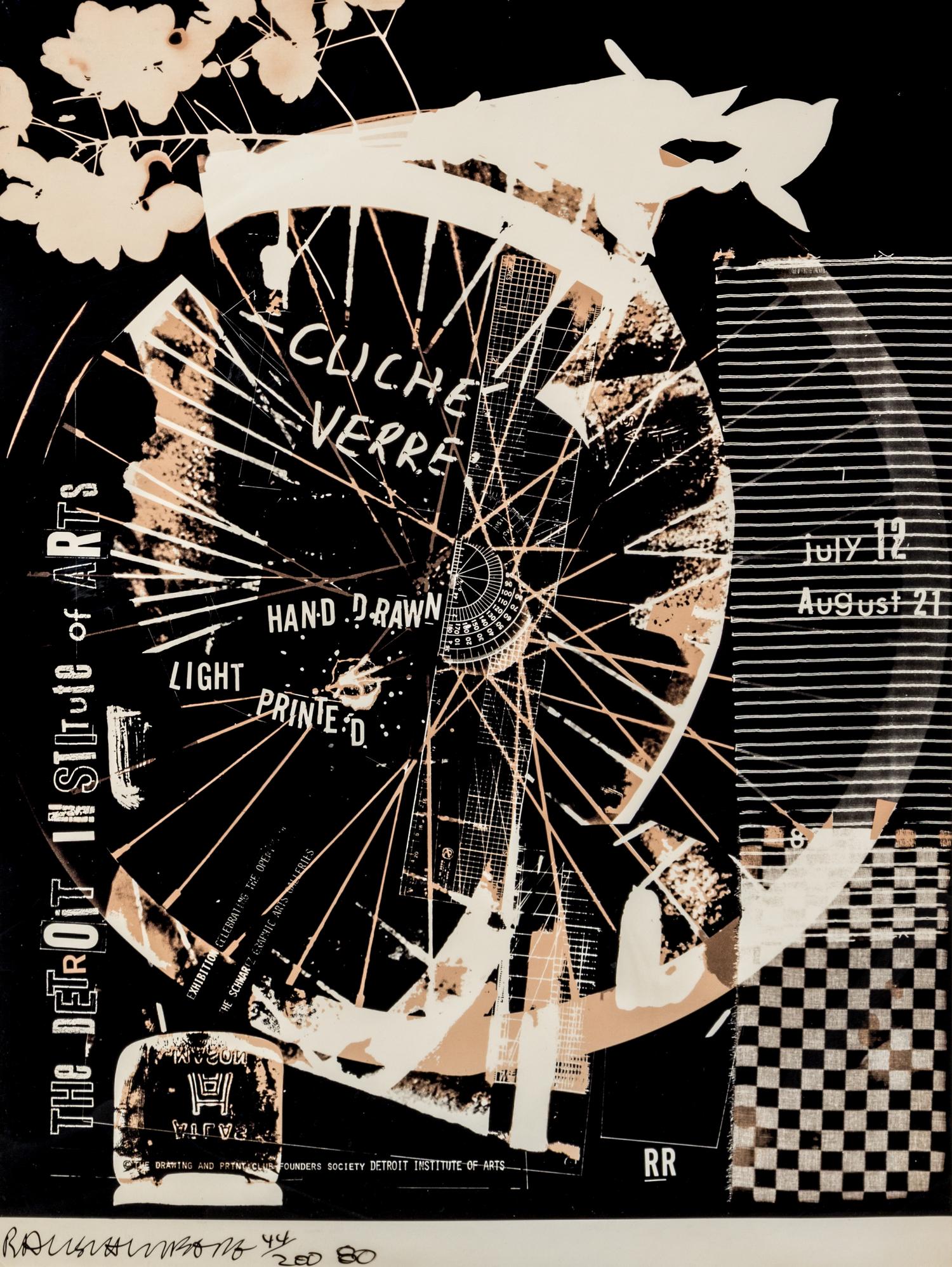 Robert Rauschenberg, (American, 1925-2008), Cliche' Verre, 1980