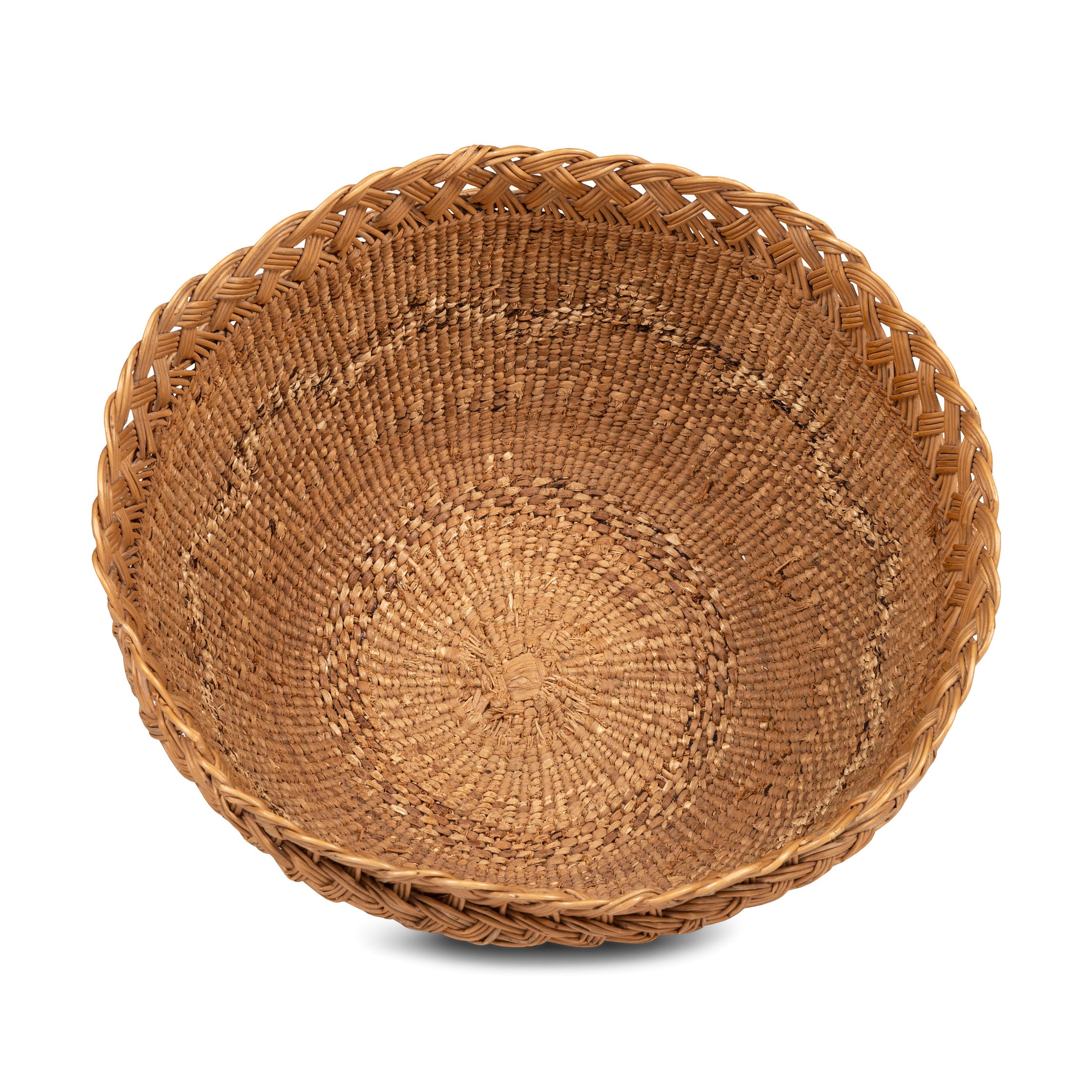 Yurok Finely Woven Basketry Hat