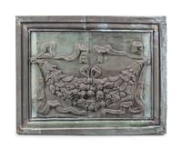 A Louis XV Style Molded Copper Panel