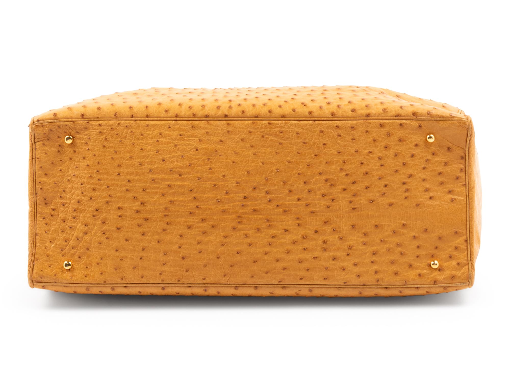 Judith Leiber Ostrich Tote Bag