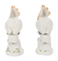A Pair of Meissen Porcelain Cockatoos