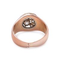 ROSE GOLD AND DIAMOND RING